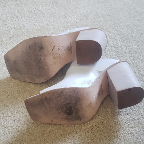 Wal and Pai Vista high heel white mule size 36 - Picture 5 of 6